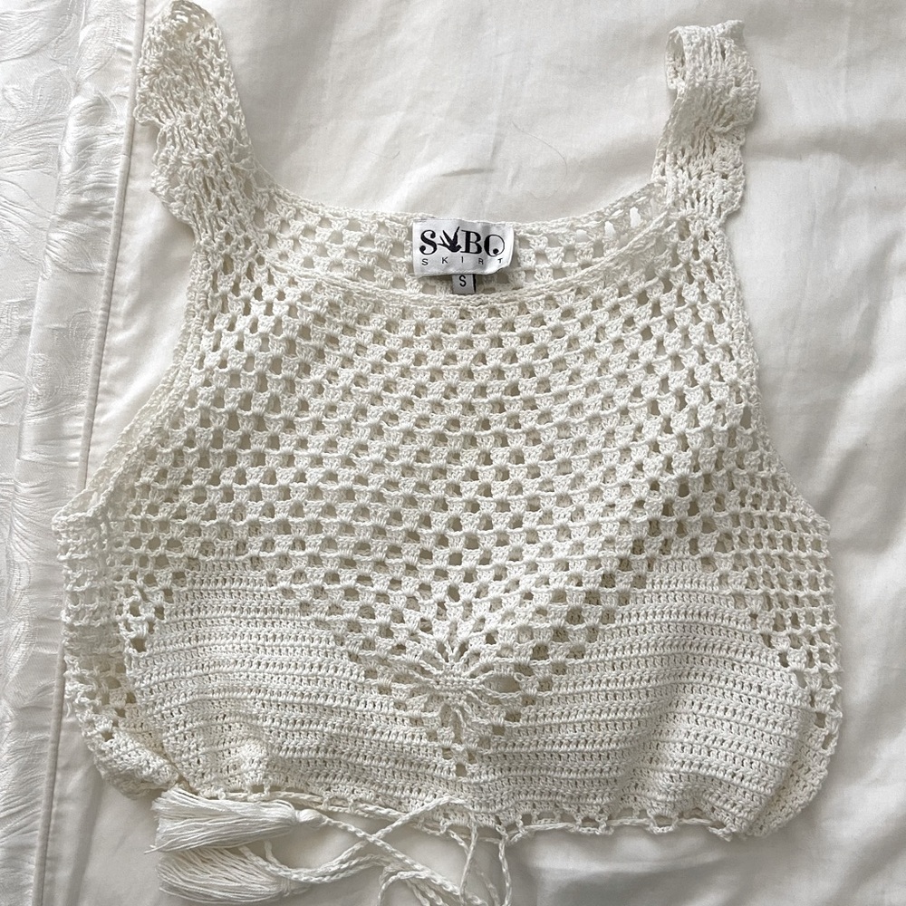 Sabo Skirt crochet tank top
